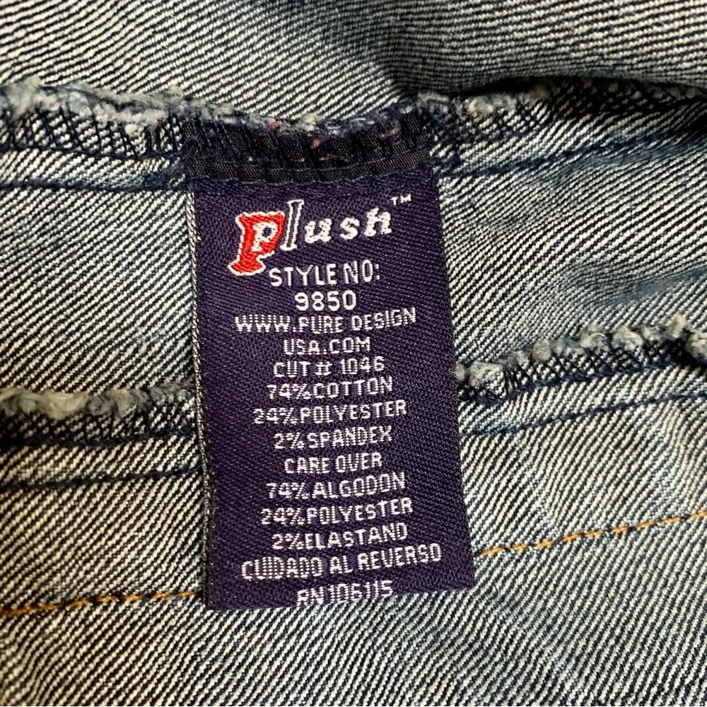 Platinum Plush Women's Embroidered Denim Jacket | Size XL | Denim | Style #9850 - Picture 5 of 11